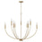 HomePlace Lighting Ansley 9 Light Chandelier, Brass - 452191AD