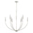 HomePlace Lighting Ansley 9 Light Chandelier, Brushed Nickel - 452191BN