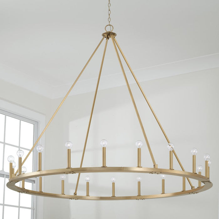 Capital Lighting Pearson Chandelier, Brass