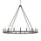 Capital Lighting Pearson 20 Light Chandelier, Black Iron - 4913BI