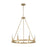 Capital Lighting Pearson 6 Light Chandelier, Brass - 4916AD