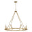 Capital Lighting Pearson 8 Light Chandelier, Brass - 4918AD