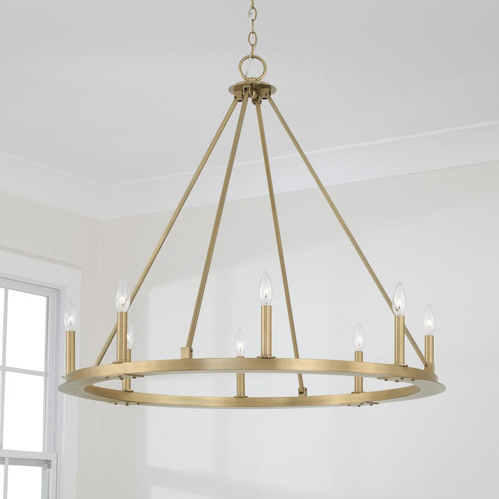 Capital Lighting Pearson Chandelier, Brass