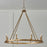 Capital Lighting Pearson Chandelier, Brass