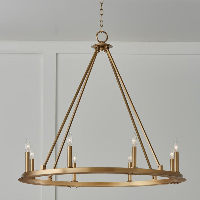 Capital Lighting Pearson Chandelier, Brass