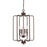 HomePlace by Capital Lighting Braylon 4 Light Foyer, Bronze - 514141BZ