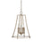 Capital Lighting Dawson 4 Light Small Foyer, Aged Brass - 519341AD