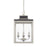 Capital Lighting Tux 4 Light Foyer, Black Tie - 525241BT