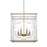 Capital Lighting 8 Light Foyer, Aged Brass - 525681AD