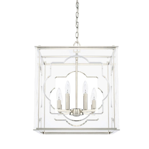 Capital Lighting 8 Light Foyer, Polished Nickel - 525681PN