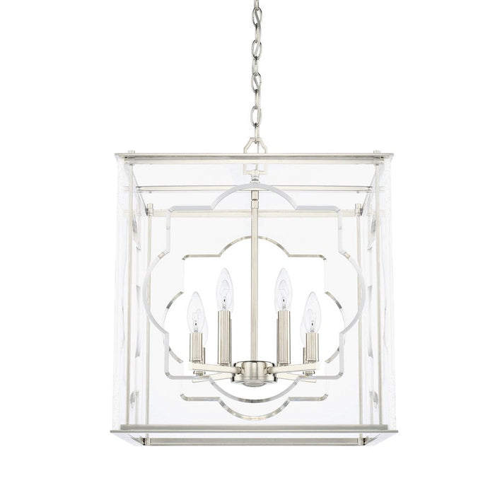 Capital Lighting 8 Light Foyer, Polished Nickel - 525681PN