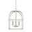 HomePlace by Capital Lighting 4 Light Foyer, Brushed Nickel - 527542BN