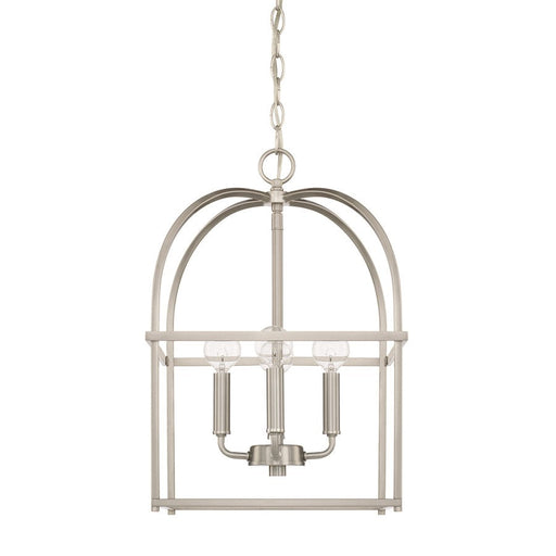 HomePlace by Capital Lighting 4 Light Foyer, Brushed Nickel - 527542BN