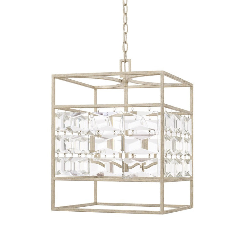 Capital Lighting Serena 4 Light Foyer, Winter White - 527841WW