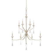 Capital Lighting Serena 8 Light Foyer, Winter White - 527881WW