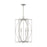 Capital Lighting Oran 6-Light Foyer, Antique Silver - 537961AS