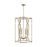 Capital Lighting Jordyn 6-Light Foyer, Aged Brass - 538961AD