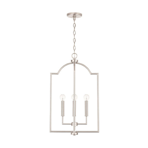 Capital Lighting Carter 4-Light Foyer, Brushed Nickel - 539341BN