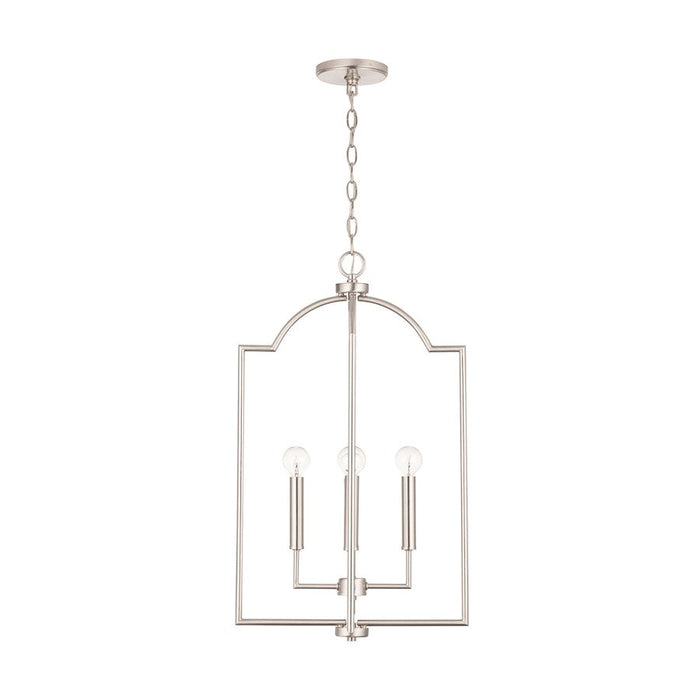 Capital Lighting Carter 4-Light Foyer, Brushed Nickel - 539341BN