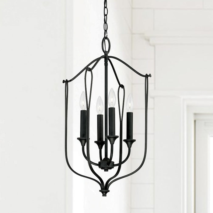 Capital Lighting Bentley 4 Light Foyer in Black Iron