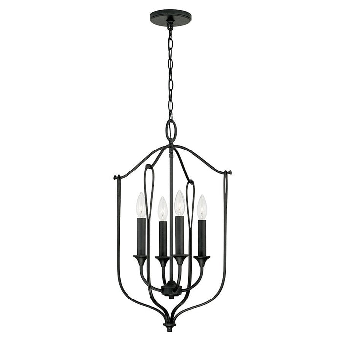 Capital Lighting Bentley 4 Light Foyer in Black Iron