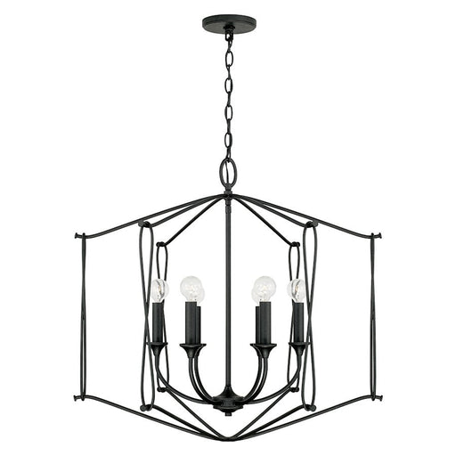 Capital Lighting Bentley 6 Light Foyer in Black Iron - 541661BI