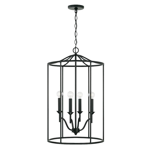 Capital Lighting Peyton 4 Light Foyer in Matte Black - 542041MB