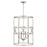 Capital Lighting Sylvia 4 Light Foyer in Antique Silver - 542341AS