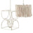 Capital Lighting Ricci 4 Light Foyer in Winter White