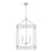 Capital Lighting Merrick 4 Light Foyer in Antique Silver - 543441AS