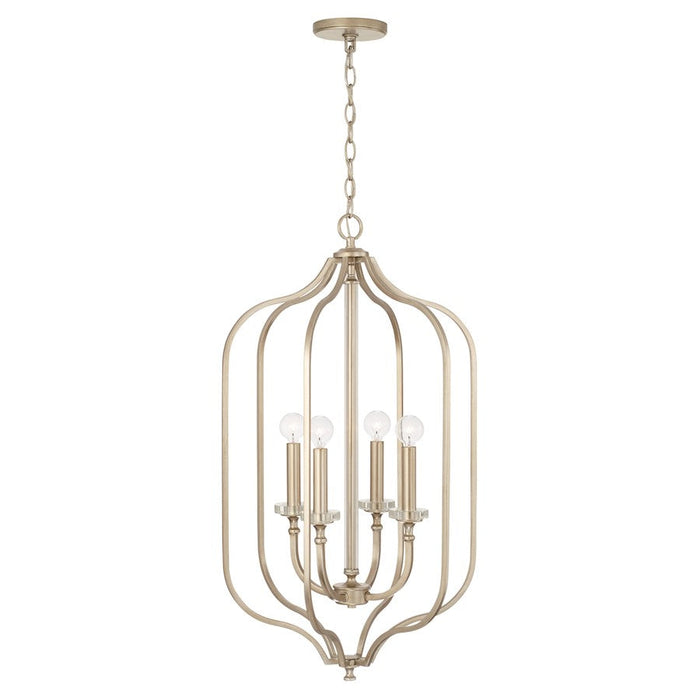 Capital Lighting Breigh 4 Light Foyer, Brushed Champagne