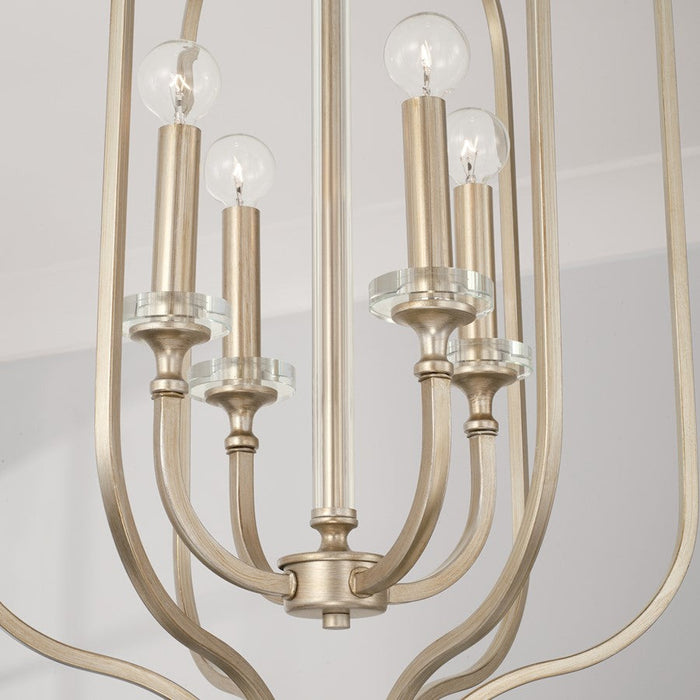 Capital Lighting Breigh 4 Light Foyer, Brushed Champagne