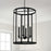 Capital Lighting Brennen 4 Light Foyer, Black Iron