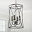 Capital Lighting Amara 4 Light Foyer, Matte Black/Brass