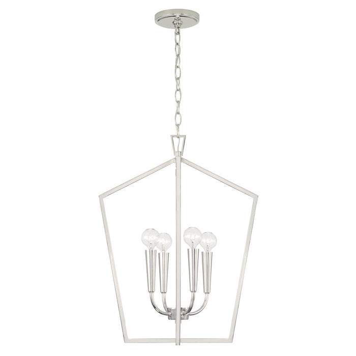 Capital Lighting Holden 4 Light Foyer, Polished Nickel - 545941PN