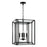 Capital Lighting Lennon 4 Light Foyer, Matte Black