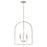 HomePlace Lighting Lawson 4 Light Foyer Pendant, Brushed Nickel - 548841BN