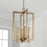 Capital Lighting Blake 4 Light Foyer Pendant, Brass