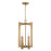 Capital Lighting Blake 4 Light Foyer Pendant, Brass