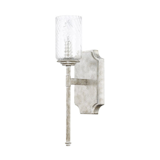 Capital Lighting Oxford 1 Light Sconce, Silver Patina - 619611SP-419