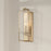 Capital Lighting Rylann 1 Light Wall Sconce, Brass/Antiqued Rain