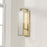 Capital Lighting Rylann 1 Light Wall Sconce, Brass/Antiqued Rain