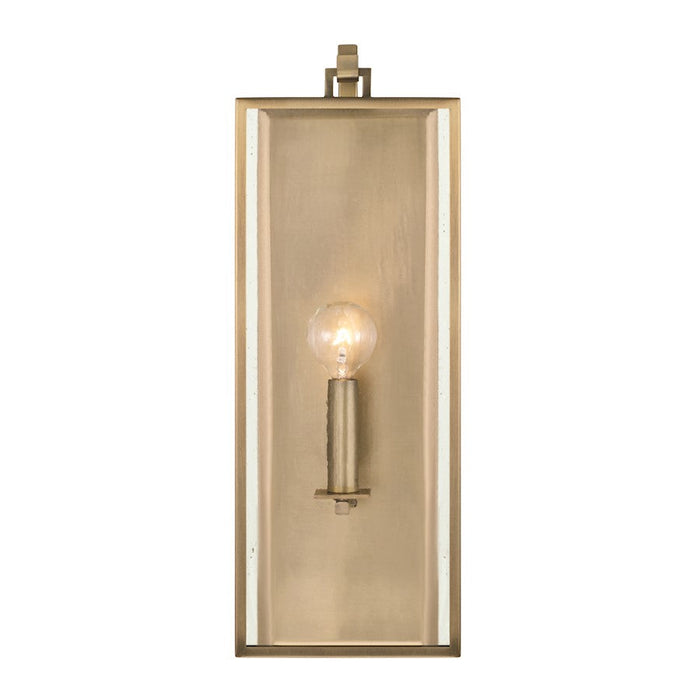 Capital Lighting Rylann 1 Light Wall Sconce, Brass/Antiqued Rain