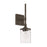 HomePlace by Capital Lighting Collier 1 Light Sconce, Urban Brown - 628811UB-451