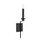 Capital Lighting Clint 1-Light Sconce, Black Iron - 637311BI