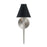 Capital Lighting Benson 1 Light Sconce in Black Tie