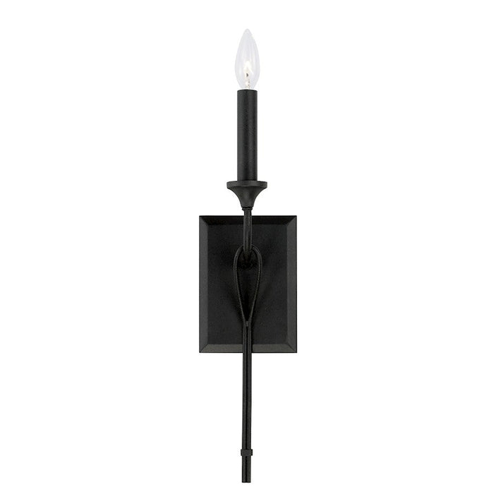 Capital Lighting Bentley 1 Light Sconce in Black Iron