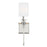 Capital Lighting Laurent 1 Light Sconce in Polished Nickel