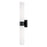 Capital Lighting Sutton 2 Light Sconce, Black/Soft White - 646221MB