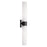 Capital Lighting Sutton 2 Light Sconce, Black/Soft White